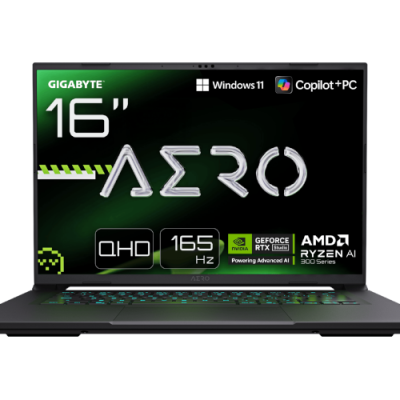 מחשב נייד GIGABYTE AERO X16 2WH R9 HX370 32GB DDR5 1TB 5070 WIN11