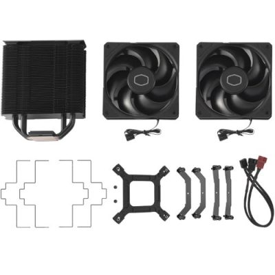 קירור למעבד Cooler Master 212 Black X Duo 220W TDP AMD/INTE
