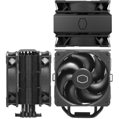 קירור למעבד Cooler Master 212 Black X Duo 220W TDP AMD/INTE