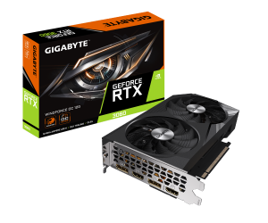 כרטיס מסך OC 12GB Rev 2.0 Gigabyte RTX 3060 Windforce 2
