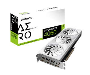 כרטיס מסך Gigabyte 4060 AERO OC 8GB White