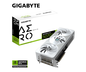 כרטיס מסך GIGABYTE GeForce RTX 5070 Ti AERO OC 16G