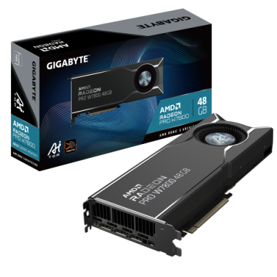 כרטיס מסך Gigabyte Radeon Pro W7800 AI TOP 48GB
